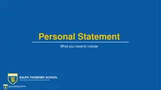 Crafting a Compelling Personal Statement for Your College Applications