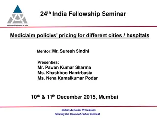 Insights into Mediclaim Pricing and Industry in India