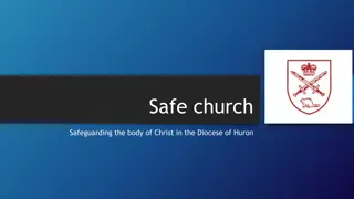 Safe Church Screening Procedures in the Diocese of Huron