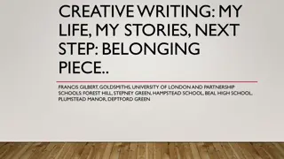 Inspiring Creative Writing Project on Belonging