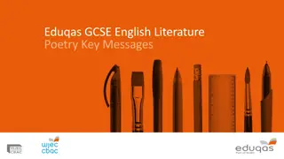 Strategies for Analyzing Poetry in GCSE English Literature
