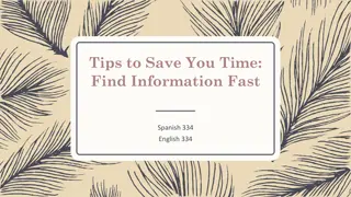 Efficient Keyword Searches: Tips to Save Time Searching for Information