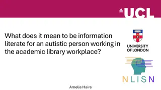 Information Literacy for Autistic Academic Librarians