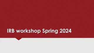 Scholarly Activities Not Requiring IRB Approval
