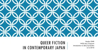 Japanese Queer Fiction Studies in Contemporary Japan