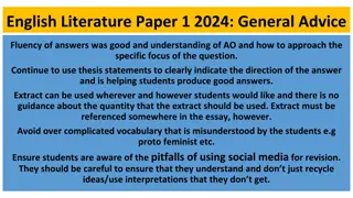 Effective Strategies for Excelling in English Literature Paper 1: Insights and Tips