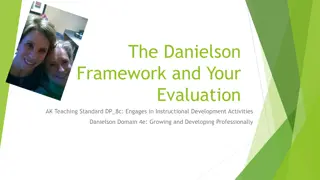 The Danielson Framework for Professional Growth