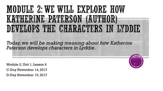 Exploring Character Development in Lyddie