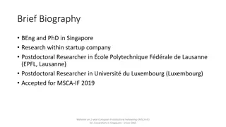 European Postdoctoral Fellowship Insights and Advice