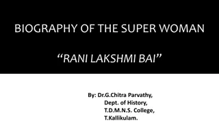 Rani Lakshmi Bai: The Fearless Warrior Queen