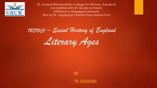 Literature Through the Ages at Dr. Umayal Ramanathan College for Women