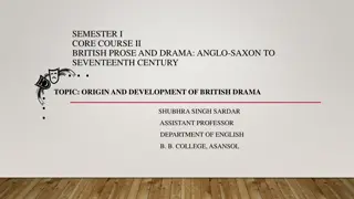 Origin and Development of British Drama: From Liturgical Plays to Mystery Plays