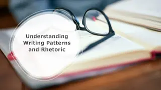Exploring Writing Patterns and Rhetoric in Three-Part Structure Lesson