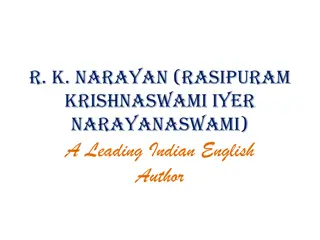 R.K. Narayan: Indian English Author and Creator of Malgudi