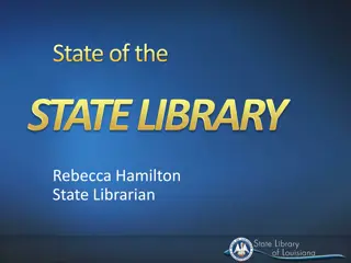 Rebecca Hamilton State Librarian Overview & Budget Analysis