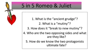 Exploring Themes in Romeo & Juliet: Grudges, Mutiny, and Fate