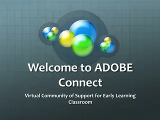 Supportive Adobe Connect Virtual Community for Early Learning Classroom