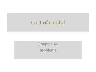 Cost of Capital and Equity Calculation Problems
