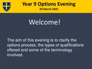 Year 9 Options: Qualifications, E-Bacc, and Russell Group Universities