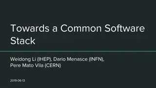 Common Software Stack Insights: Workshop Motivations and Opportunities