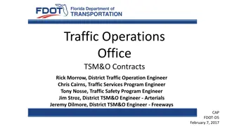 Florida Department of Transportation TSM&O Contracts Overview