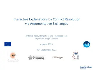 Interactive Explanations by Conflict Resolution via Argumentative Exchanges Study