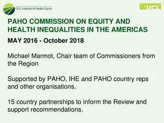 Commission on Equity and Health Inequalities in the Americas