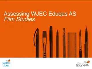 Assessing WJEC Eduqas AS Film Studies - Ensuring Objectivity in Assessment