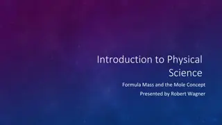 Formula Mass and the Mole Concept in Physical Science