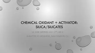 Silica/Silicates for Contaminant Remediation: Applications and Case Studies