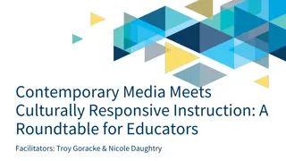 Empowering Educators Through Culturally Responsive Media Integration