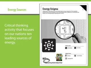 Identifying Energy Sources with Clues