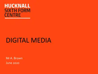 Digital Media: Course Overview and Tasks