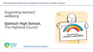 Supporting Learners' Wellbeing Through Remote Learning Entitlements at Gairloch High School