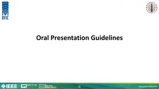 Effective RFIC 2024 Podium Presentation Guidelines