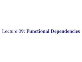 Functional Dependencies in Relational Schema Design