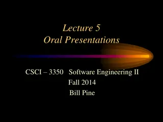 Effective Oral Presentations: Tips and Guidelines for Software Engineering Students