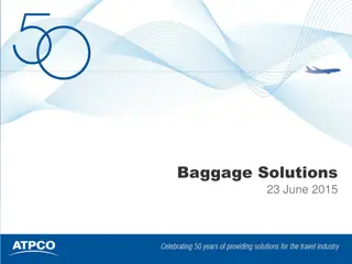 ATPCO and Industry Baggage Processing