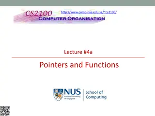 Pointers and Functions in C Programming