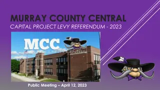 Murray County Central School District Capital Project Levy 2023