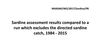 Impact of Directed Sardine Fishery on Resource Assessment Results