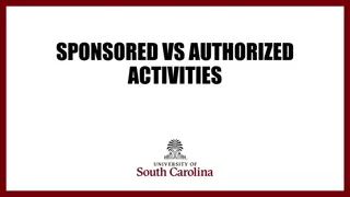 Sponsored vs Authorized Activities in Educational Settings