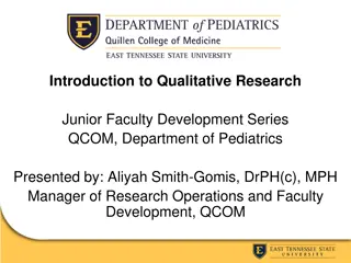 Introduction to Qualitative Research in Social Science