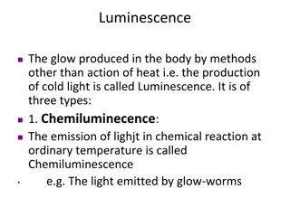 Luminescence and Photosensitization in Chemistry