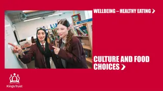 Influences on Healthy Eating Choices