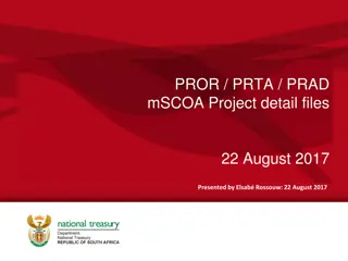 Linking Municipalities to Long-Term Vision: mSCOA Project Details