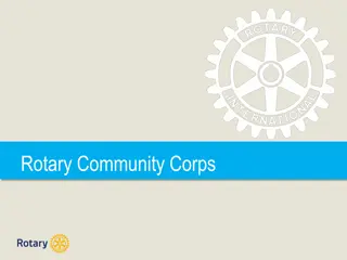Rotary Community Corps: Empowering Communities Through Service
