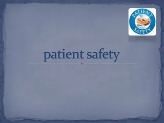 The Evolution of Patient Safety Practices