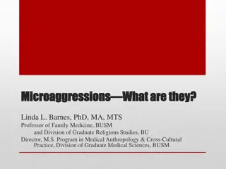 Microaggressions and Their Impact