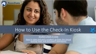 Efficient Check-In Kiosk Usage for Student Attendance Documentation